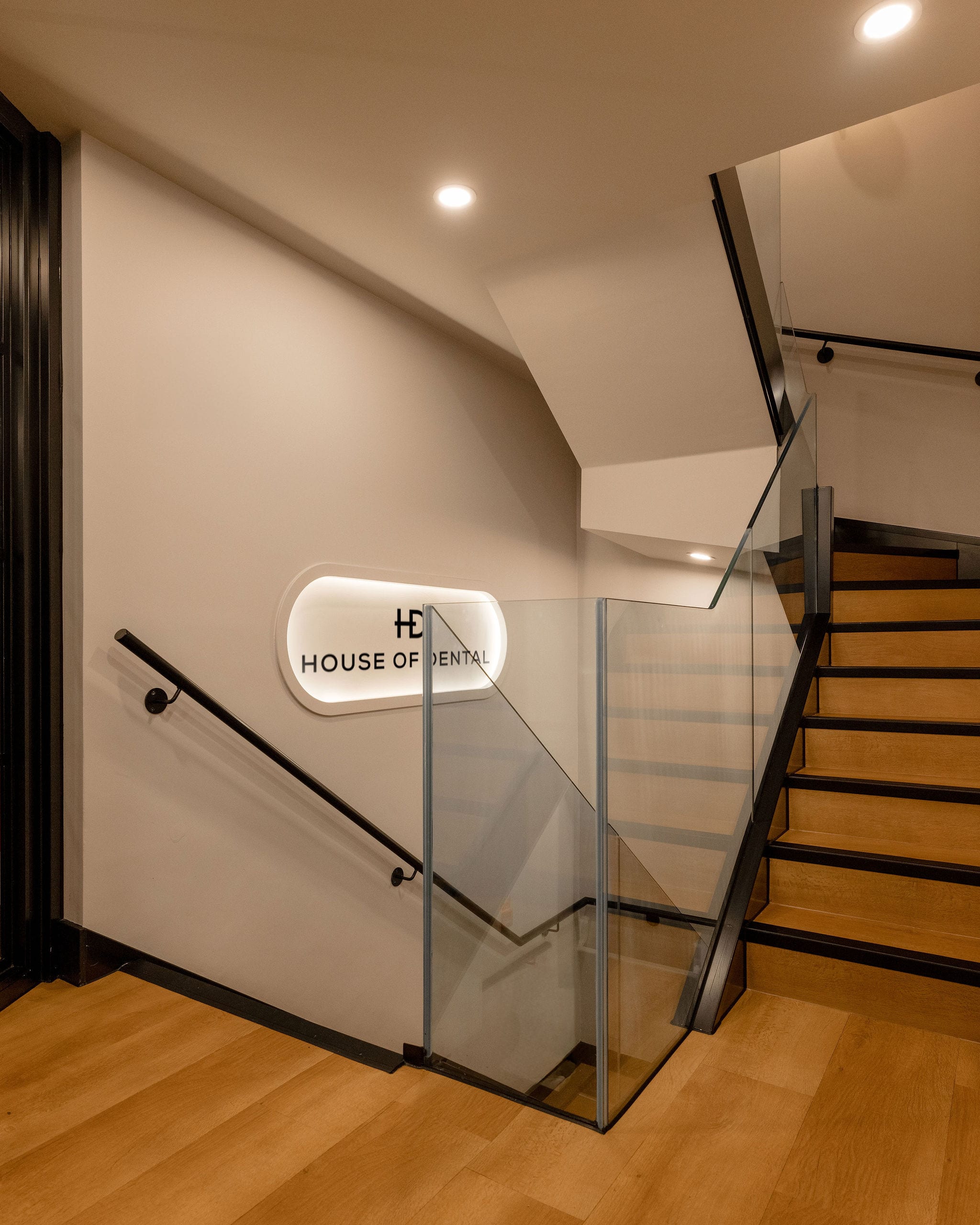 House of Dental staircase