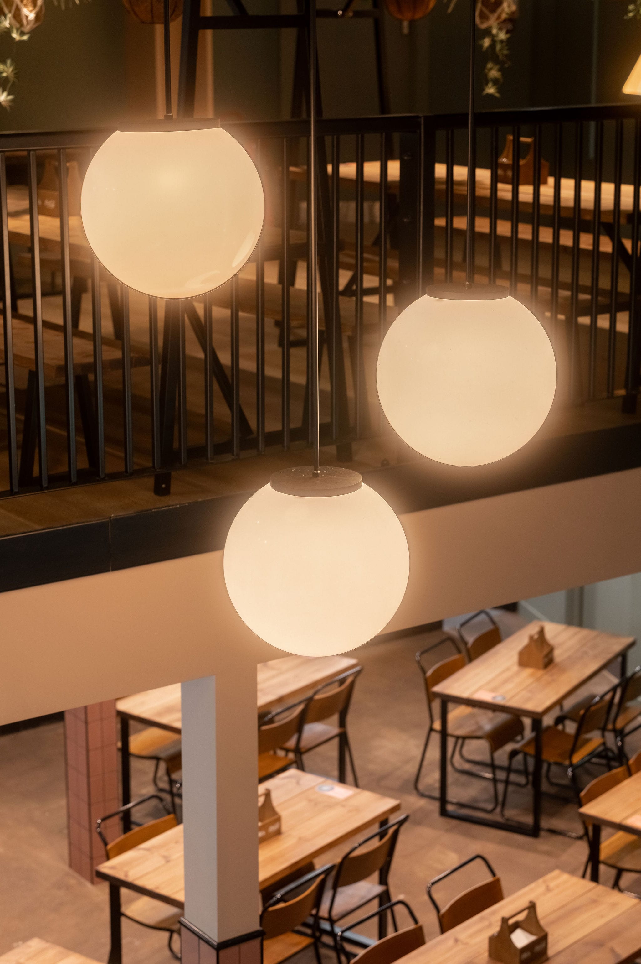 Finished commercial hospitality interior